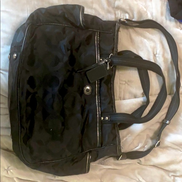 Monogrammed Coach Baby Bag. - Picture 2 of 10